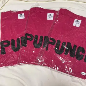 [ 새상품 ] 크로마니욘즈 PUNCH T셔츠 M사이즈 3장