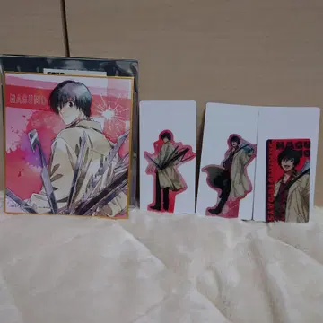 SAKAMOTO DAYS 미니 색지 컬렉션 & 다이컷 클리어 시트 x 3