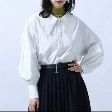하레 HARE 상의 셔츠 긴팔 화이트