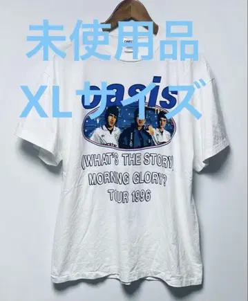 미사용품 OASIS MORNING GRORY? S/S TEE USA 제조