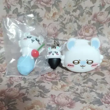 치이카와 (먼작귀) 나라분데스 3 쿠라스시 키링 오카오 파우치 모몽가