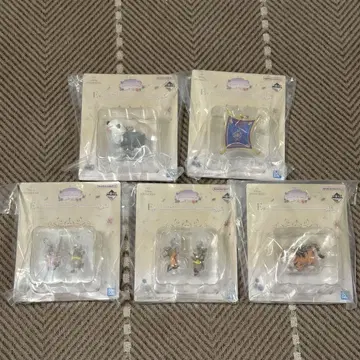 제일복권 디즈니 프린세스 E상 미니 피규어 참 5개 세트