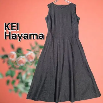 케이하야마 KEI Hayama 롱 원피스 린넨 사이즈 3 린넨 100%