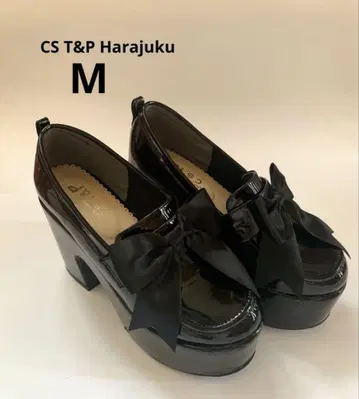 cs T&P 통굽 힐 블랙