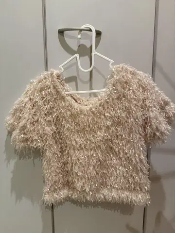hinari 페더얀 반팔 풀오버 아이보리