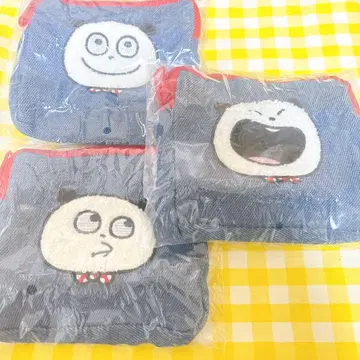 니시무라 유우지 고키겐판다 복슬복슬 데님 파우치 가챠