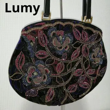 [ 새상품급 ] Lumy 하시모토 비즈 핸드백 황실 납품