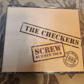 THE CHECKERS SCREW TOUR DVD 체커즈