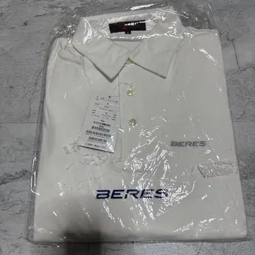 혼마골프 택 포함 새상품 BERES 화이트 골프 셔츠 M 면100%