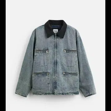 ZARA 대비 데님 자켓 M