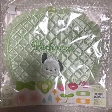 산리오 퀼팅 부채 케이스 부채 커버 포차코 그린