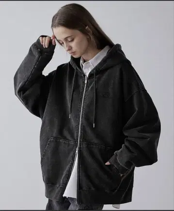 CLEL 빈티지 블랙 후드티 S 사이즈