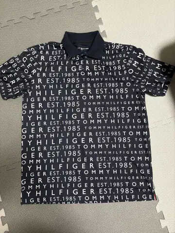 TOMMY HILFIGER 골프 셔츠 L 네이비