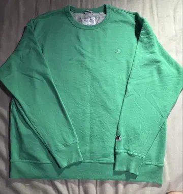 Champion 그린 크루넥 트레이닝복