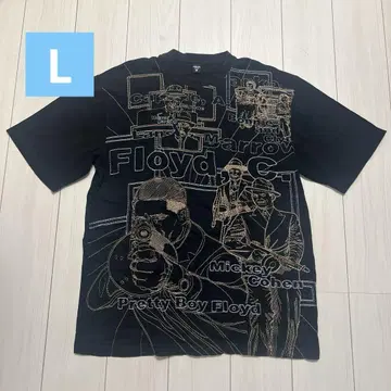 pellepelle T셔츠 L 블랙