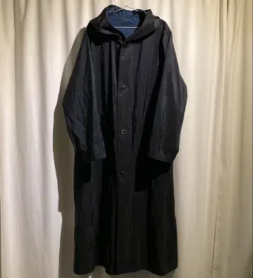 vintage preston&york 오버 사이즈 나일론 코트