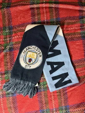 맨체스터 시티 축구 머플러 방한 새상품급