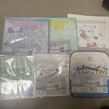 제일복권 치이카와 치이카와의 온천 패브릭 컬렉션 컴플리트 세트