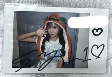 사쿠라이 유이 친필 사인 폴라로이드