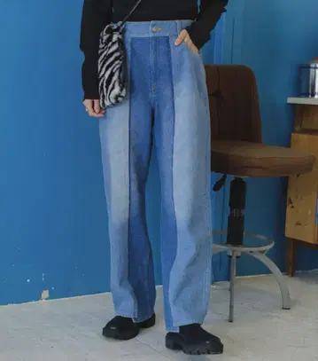 kastane 하이웨스트 데님 팬츠