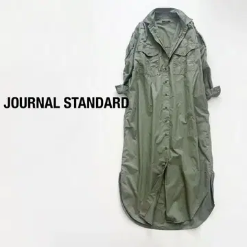 JOURNAL STANDARD 오버 사이즈 밀리터리 셔츠 원피스