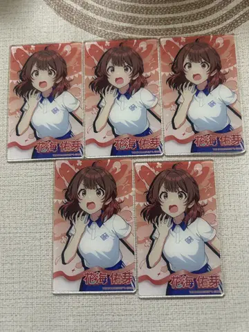학마스 하나미 유메 공식 트레이딩 아크릴 카드 클래스 대항 첫별 대운동회