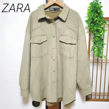 ZARA 자라 남성용 자켓 L 사이즈 스웨이드 빅 실루엣
