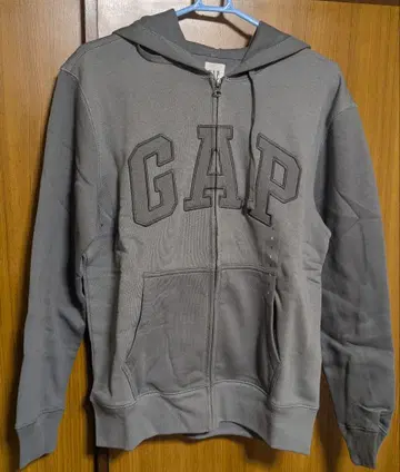 GAP 로고 컬러 블록 집업 후드티