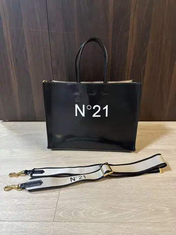 누메로 벤투노 로고 프린트 토트백