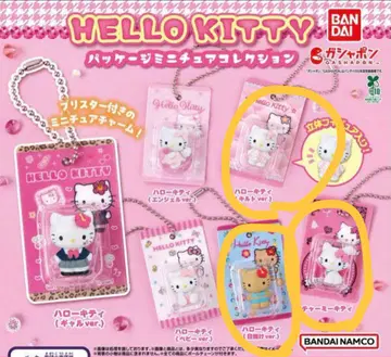 HELLO KITTY 패키지 미니어처 컬렉션 3개 세트