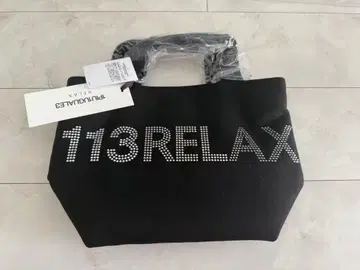 1PIU1UGUALE3 RELAX 큐빅 로고 미니 토트백