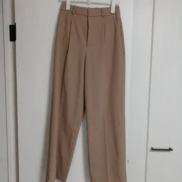 UNIQLO 턱 와이드 팬츠 긴 길이 32BEIGE