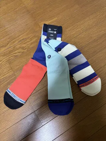 STANCE 스탠스 크루 삭스 3족 세트