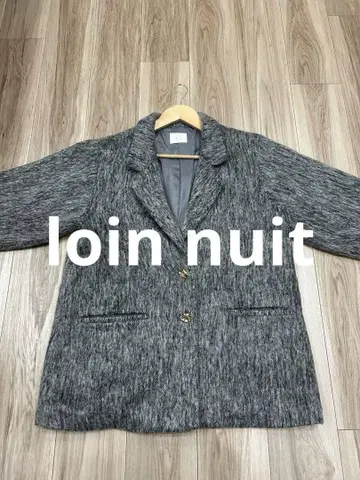 loin nuit 로완뉴이 체스터 코트 그레이 자켓