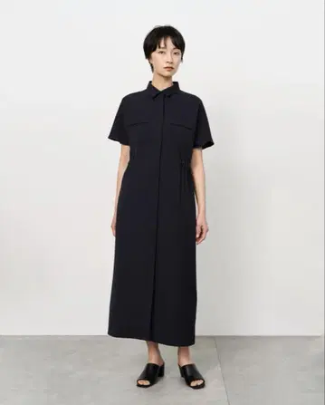 소에주 롱 셔츠 원피스