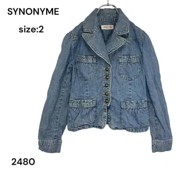 시노님 SYNONYME G 데님 점퍼 자켓 2 아우터