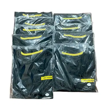 [ 9개 세트 ] DUNLOP 로고 블랙 T셔츠 프리 사이즈