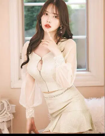 jewels 트위드 드레스