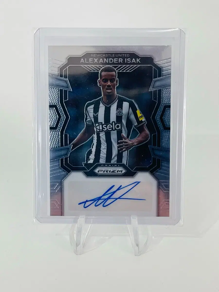 2023-24 Panini Prizm EPL 알렉산더 이삭 오토