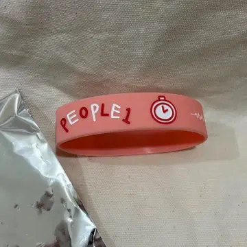 미사용 PEOPLE1 러버 밴드 시크릿