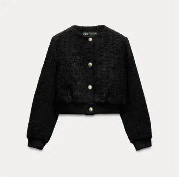 ZARA 텍스처 봄버 자켓