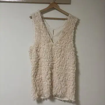 카스타네 퍼 롱 베스트 안감 있음