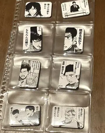 100엠 명언집 캔 배지 전 종류
