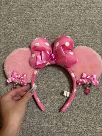 디즈니 물방울 패턴 머리띠