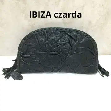 환상의 가죽 페카리 IBIZA czarda 클러치백 블랙
