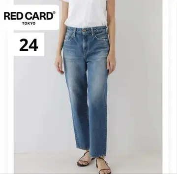 RED CARD TOKYO Common 코몬 테이퍼드 데님 24