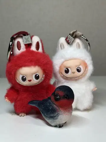 러브브 핀 for Love 빨흰 페어 X + H x 행운 제비 입상