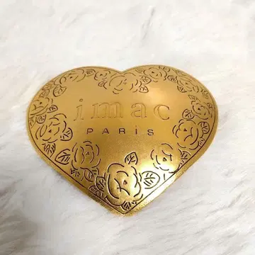 imac PARIS 이마크 하트형 꽃무늬 골드 머리핀