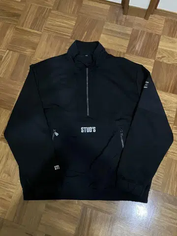 STUD'S 스터드 작업옷 S9510 이소재 MIX 하프 지퍼 블루종