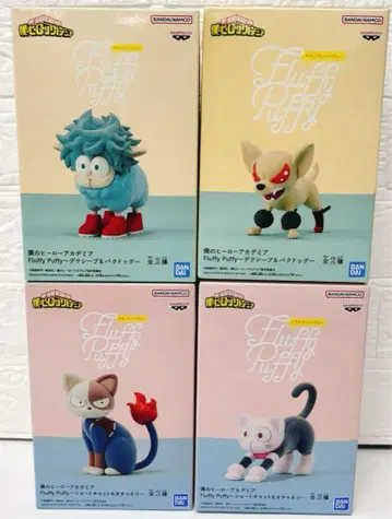 나의 히어로 아카데미아 Fluffy Puffy 데쿠 양 바쿠 개